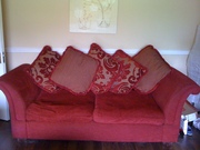 LARGE LUXUARY SOFA CHAIR AND FOOTSTOOL....BARGAIN....€250