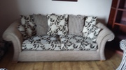 Suite of furniture 3, 2 & 1 seater and foot rest