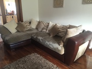 Corner couch & matching 3 seater Sofa excellent condition for sale