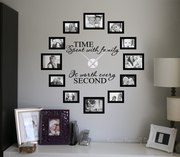 Time spent picture frame clock